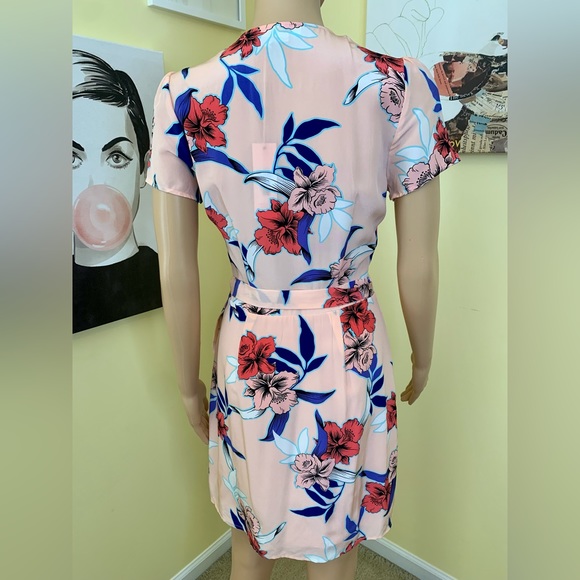 100% SILK‼️ NWT YUMI KIM Grapevine Wrap Dress in Maui Escape, Size XS - Picture 12 of 14